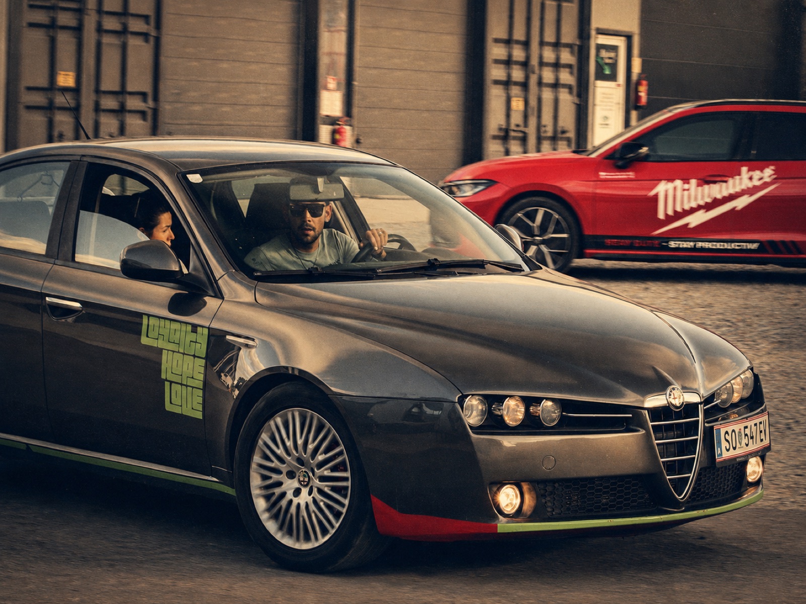 Alfa Romeo bei einer Motorsportveranstaltung